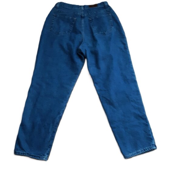 Vintage LL Bean Double L Relaxed Fit Flannel Lined Women's Jeans Size 14 Reg. - Picture 3 of 7